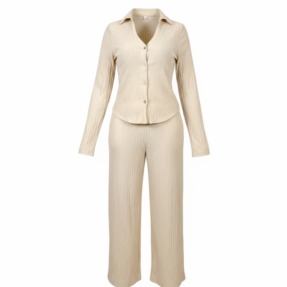 Elegant Cream Women's Jumpsuit